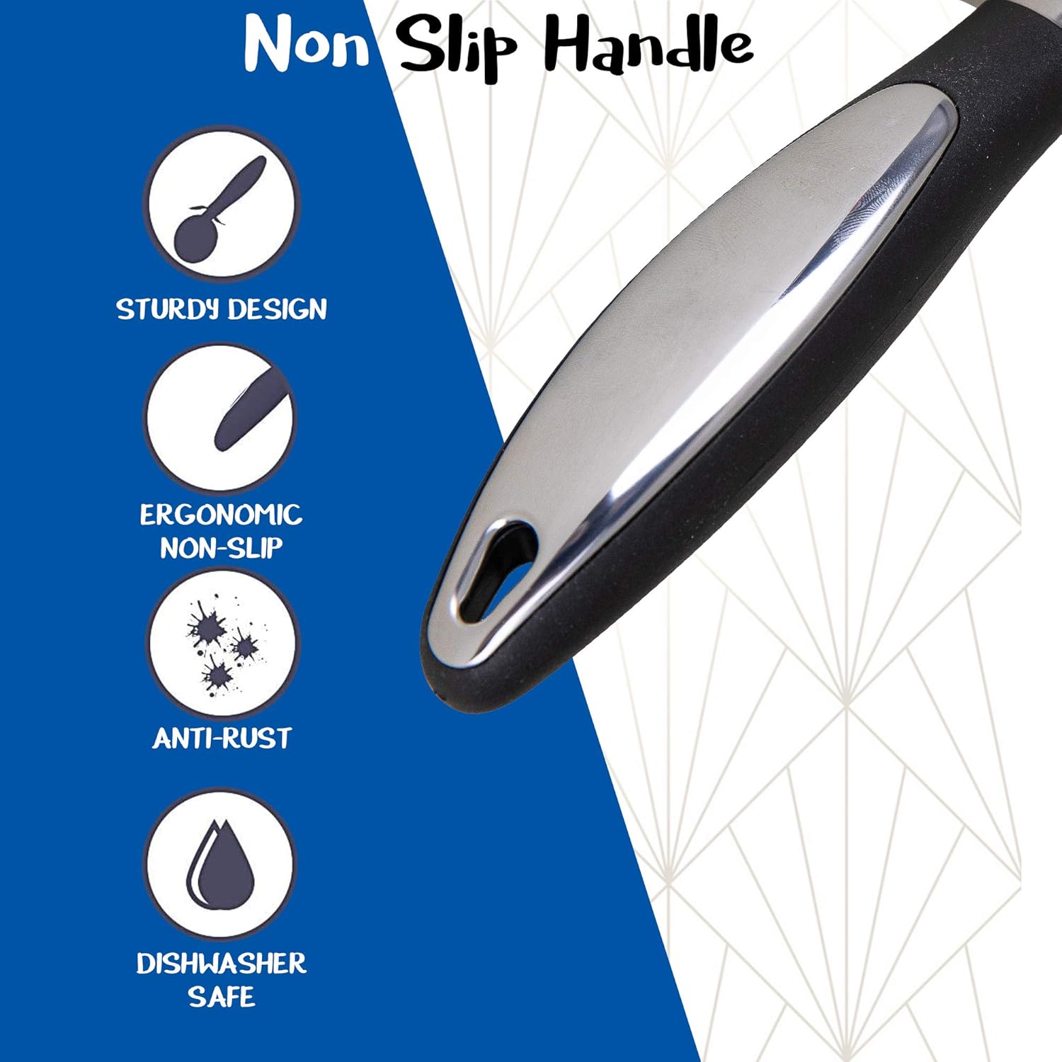 Pizza Cutter Quality Stainless Steel Pizza Cutter Wheel, Pizza Wheel, Super Sharp Pizza Slicer with Non Slip Handle, Easy to Clean Dishwasher Safe Heavy Duty Smooth Rotating - Top Rated: Kitchen & Dining
