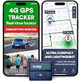 GPS Tracker for Vehicles with Magnet – 4G LTE Real-Time Location Device with App, Long Life Battery – Anti-Theft GPS Tracker