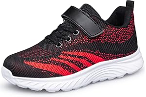 YHOON Boys Girls Sneakers Kids Sports Running Walking Shoes for Toddler/Little Kid/Big Kid