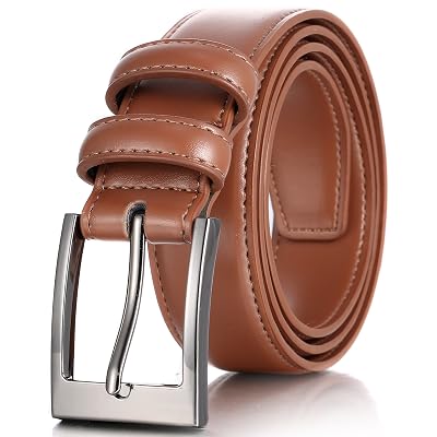 marino's men genuine leather dress belt with single prong buckle Cyprus repel moisture
