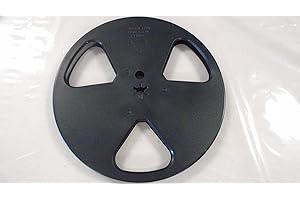 CAKUUMA 7" x 1/4" Empty Plastic Take Up Reel to Reel Small Hub