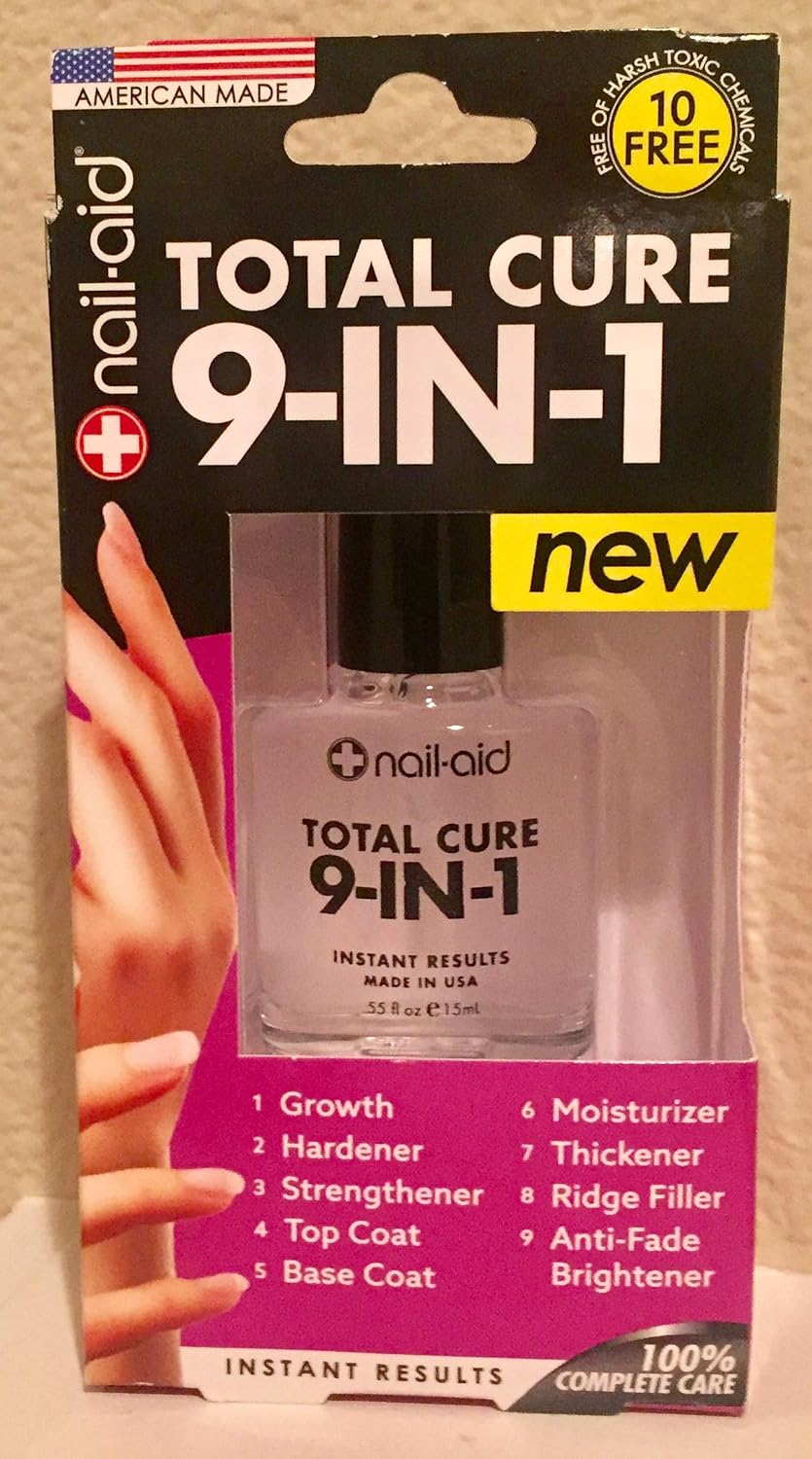 Amazon shoppers love nail-aid's keratin 3-day growth nail strengthener Amazon.com : Nail Aid Total Cure 9 in 1 Treatment. : Beauty