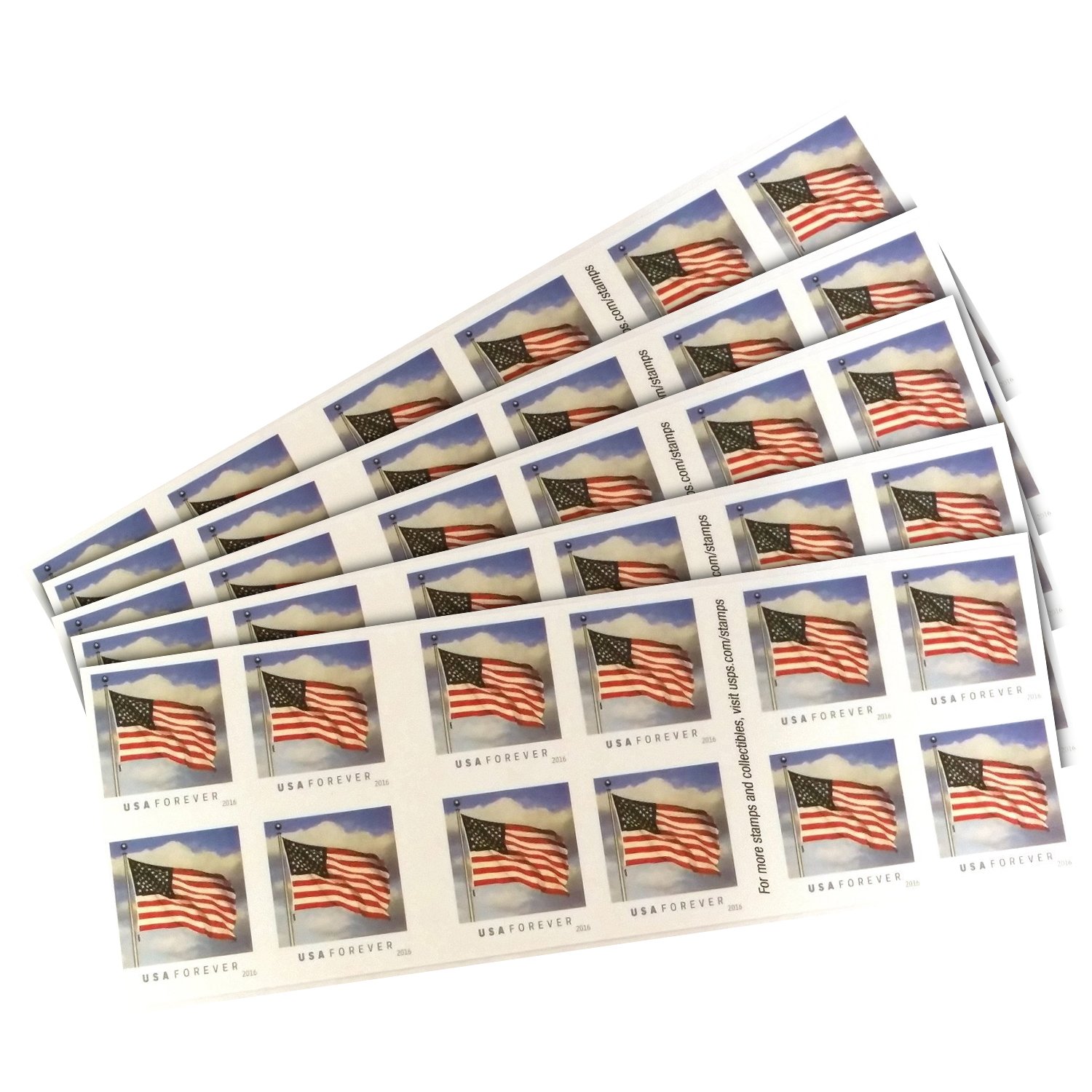 USPS U.S. Flag Forever Stamps 100 (5 books of 20) eBay