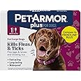 PetArmor Plus Flea and Tick Prevention for Dogs, Dog Flea and Tick Treatment, 1 Dose, Waterproof Topical, Fast Acting, Large Dogs (45-88 lbs)