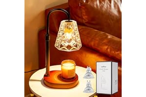ESUNYD Candle Warmer Lamp with Timer, Birthday Gifts for Women Mom, House Warming Gifts New Home, Wax Melt Warmer for Scented