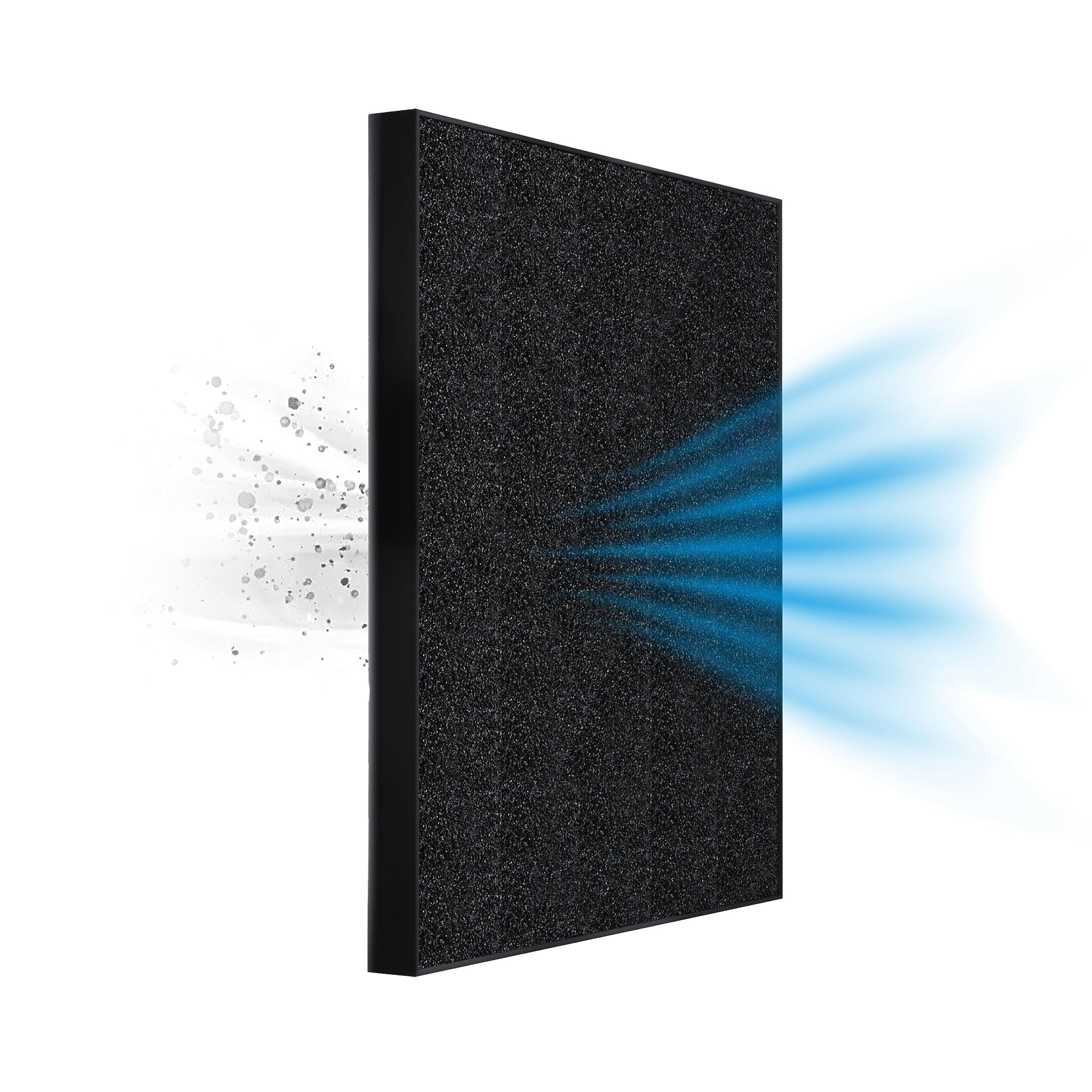 Daikin Carbon Replacement Filter BAD101A4N for Home Air Purifier MCB50YSAU, Removes Odor Molecules, Gases, Smoke, Irritants and Other Particulates, Cut to Fit for Easy Installation