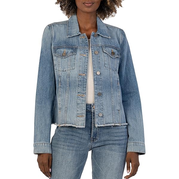 KUT from the Kloth Julia Crop Jacket w/Drop Shoulder-No Waistband 