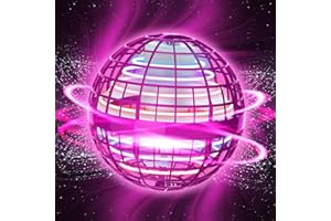 Bargourp Flying Orb Ball, Galaxy Ball 2023 Upgraded Cosmic Globe Boomerang Ball for Kids Teens Adults, Cool Toys Gifts for Christmas Birthday New Year Indoor Outdoor (Pink)
