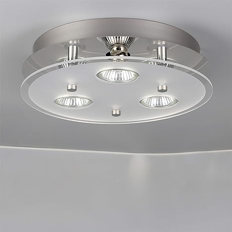Romke Round Ceiling Light 3 Way Led Ceiling Light Gu10 Fitting