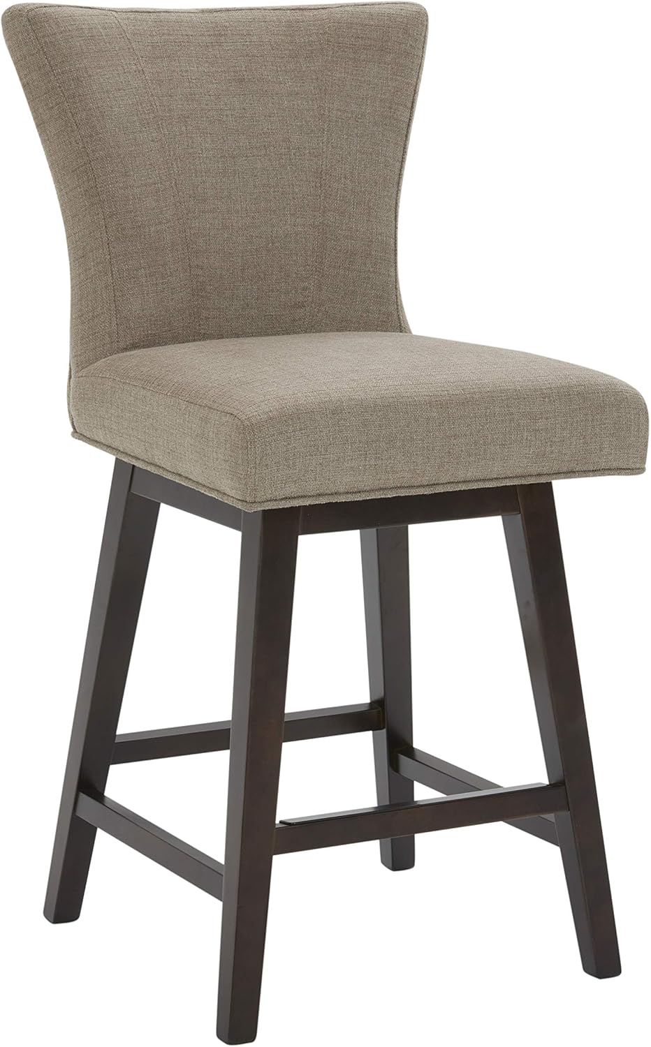 Amazon Brand – Stone & Beam Esme Memory-Swivel Counter-Height Barstool, 39.4
