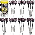 Fat Cat Darts Set in a Jar: Steel Tip Darts with Storage/Travel Container, 20 Grams (Pack of 15, 21 and 27 Darts)