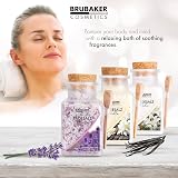 BRUBAKER Bath Salt Set 3x400g Lily Vanilla Lavender Natural Extracts Wellness view 6