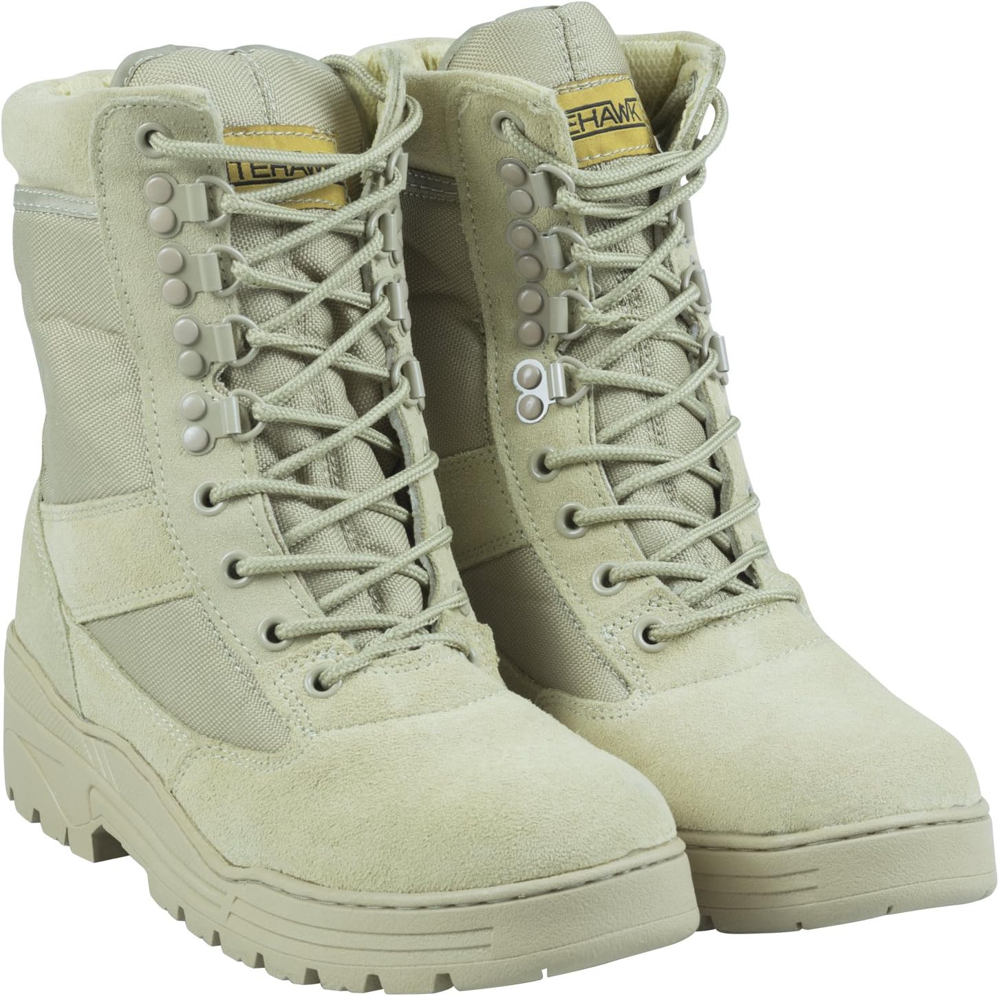 Nitehawk Army/Military Patrol Desert Leather Combat Boots Outdoor Cadet Security