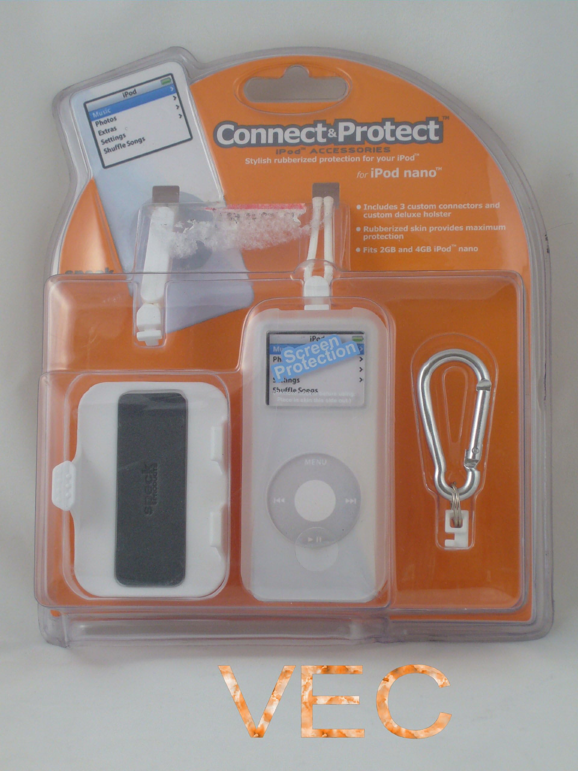 Speck Connect and Protect for iPod nano 1G (Clear/White)