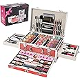Hegafoo All in One Makeup Kit for Teens, 106 Pcs Professional Kit, Include Eyeshadow Palette, Lipstick Set, Concealer, Foundation, Lipgloss, Makeup Brush (Red)