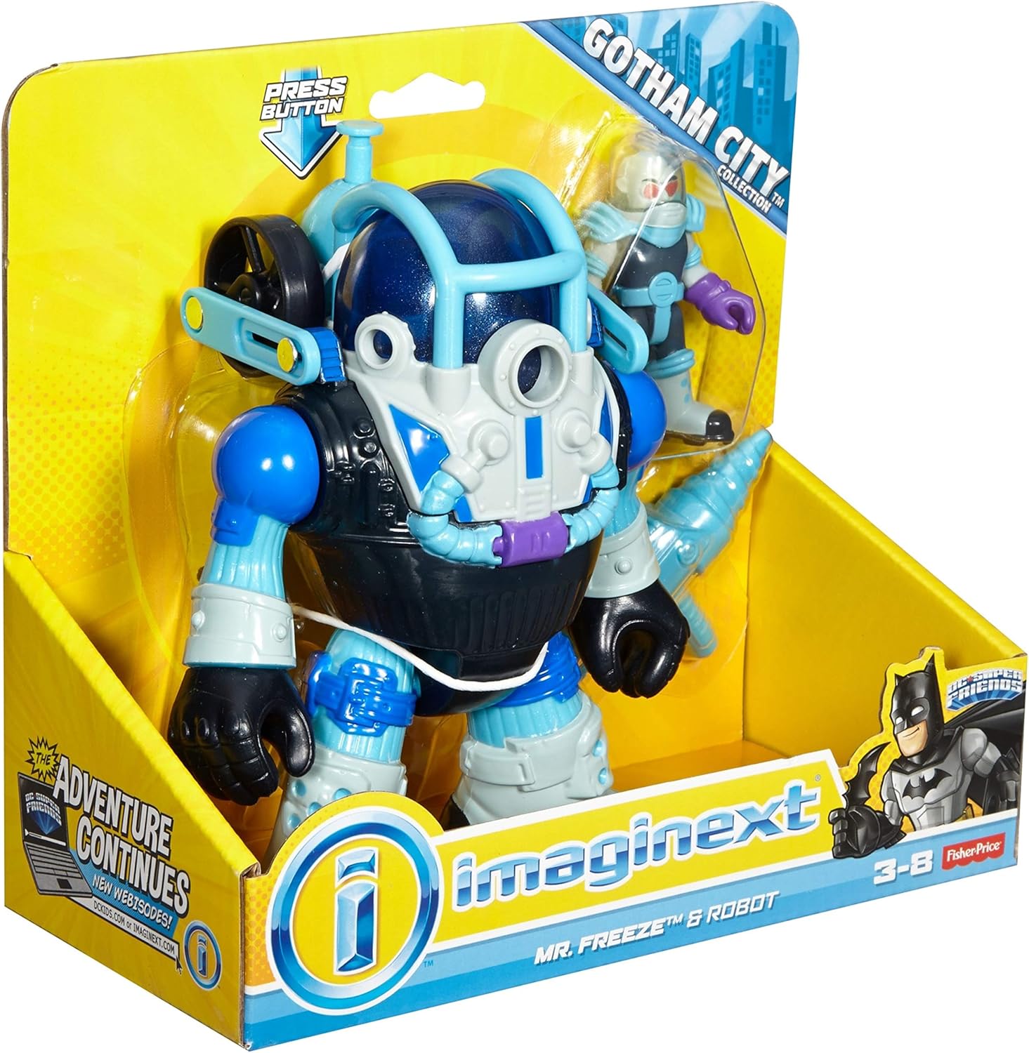 imaginext mr freeze robot