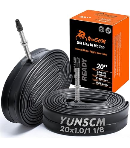 Bike Tube Tube 20 X 1.25-1.50 (406 X 32-37) 32mm Presta Valve, Jamaica 20 Inch Bike Tube