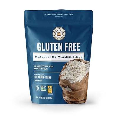 King Arthur, Measure for Measure Flour, Certified Gluten-Free, Non-GMO Project Verified, Certified Kosher, 3 Pounds