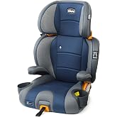 Chicco KidFit Adapt Plus 2-in-1 Belt-Positioning Booster Car Seat | ErgoBoost Ultra-Comfort Foam Padding, Quick-Release Lower Anchors, Ventilated Mesh, High Back &amp; Backless Modes, 4yr+, Vapor