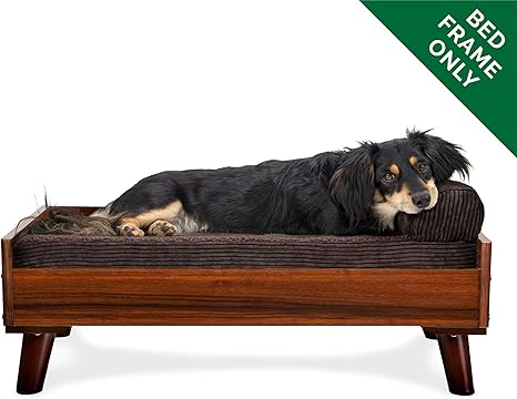 Amazon Com Furhaven Pet Dog Bed Frame Mid Century Modern Style