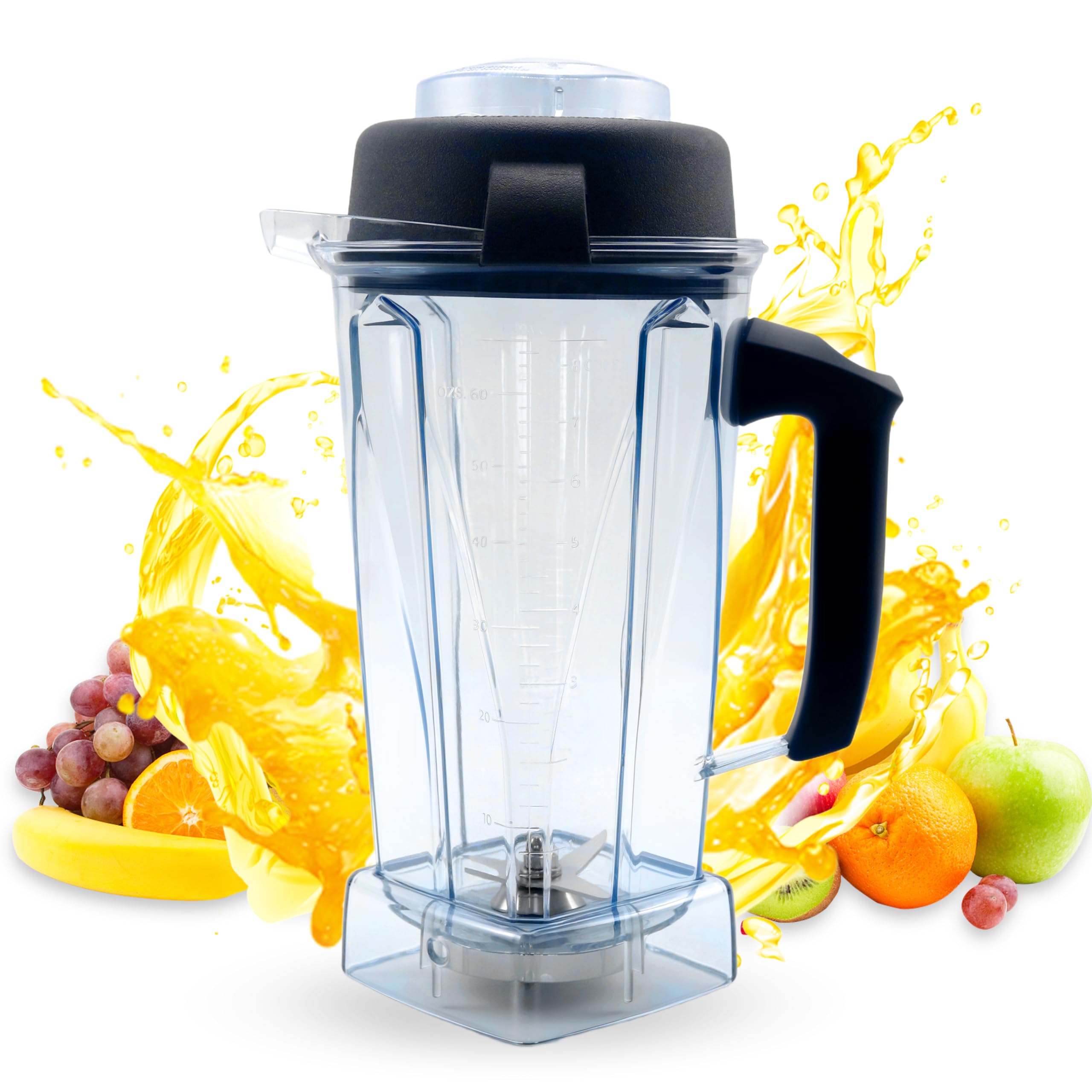 Photo 1 of Blender Pitcher 64oz, Replacement for Vitamix 5200 5000 5500 6300 7500 Pro200 750 VM0101 VM0102 VM0103 E310 320, Classic/Explorian/Commercial series Pitcher Jar Cup
