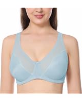 DELIMIRA Donna Reggiseno Balconcino con Ferretto Taglie Forti Pizzo Push up Senza Imbottitura Rossetto Rosso 3F