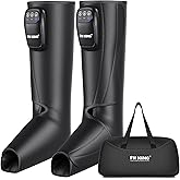 FIT KING Cordless Foot and Leg Massager, Rechargeable Foot and Calf Massage Boots, Portable Compression Boot for Circulation,
