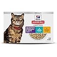 Hill's Science Diet Sensitive Stomach & Skin, Adult 1-6, Stomach & Skin Sensitivity Support, Wet Cat Food, Variety Pack: Chicken; Tuna Minced, 2.9 oz Can Variety Pack, Case of 12