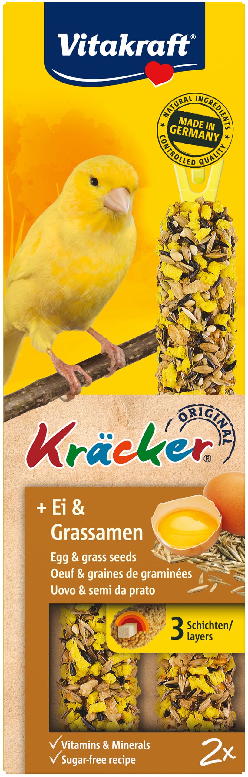VITAKRAFT BATON CANARI OU/SEMINTE DE GRAMINEE 2 BUC