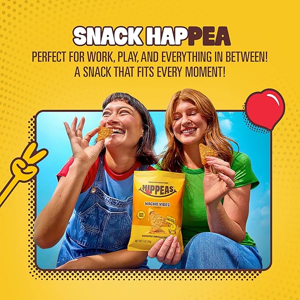 HIPPEAS CHIPS TORTILLA NACHO VBS 5 OZ