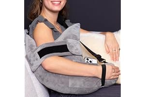 MOYOAMA Rotator Cuff Pillow with Pocket- Post Shoulder Surgery Pillow for Sleeping, Shoulder Pillow for Rotator Cuff, Frozen Shoulder Pillow for Shoulder Surgery Recovery, Post Surgery Shoulder Pillow