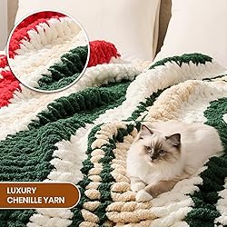 L'AGRATY Chunky Knit Blanket