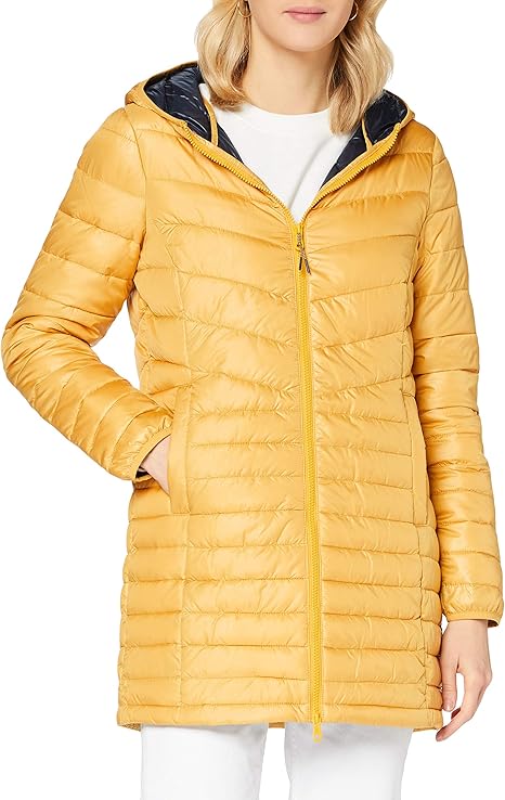 tom tailor denim hooded quilted jacket