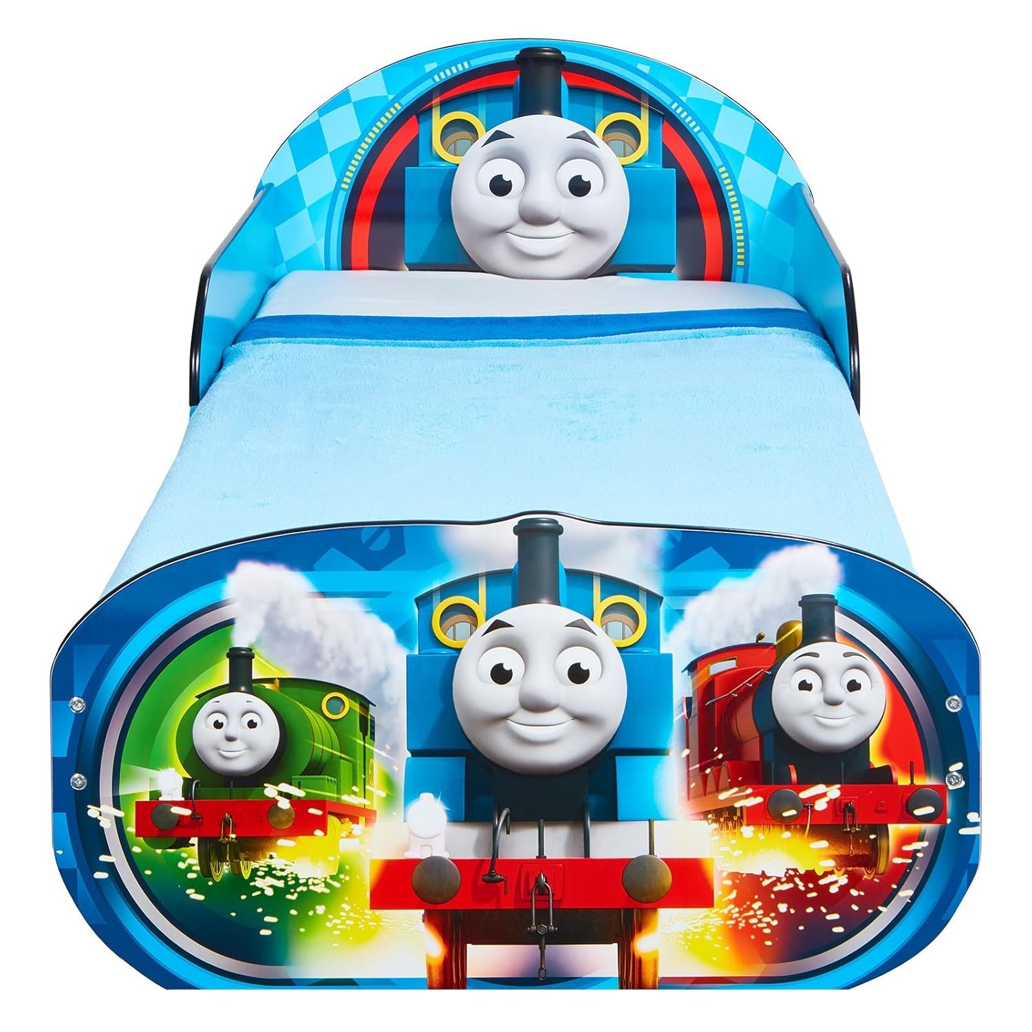 Thomas and Friends Toddler Bed with Storage plus Fully Sprung Mattress