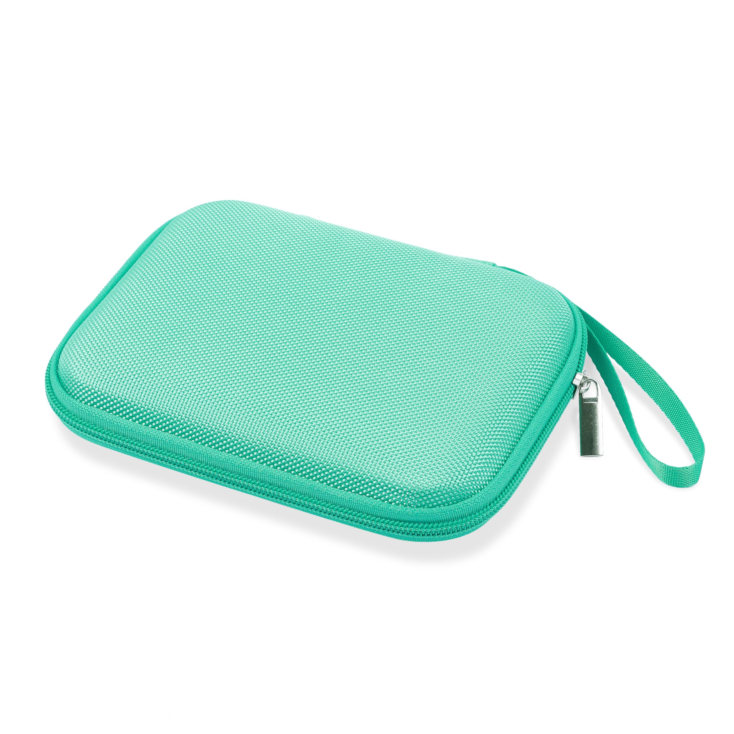 Ginsco Slim Protect Case Compatible with Sony ZX Series Wired On-Ear Headphones, MDR-ZX110 / MDRZX110AP / MDRZX110NC / MDR-ZX310AP, Hard Shell Travel Carrying Headphone Case (Mint Green)