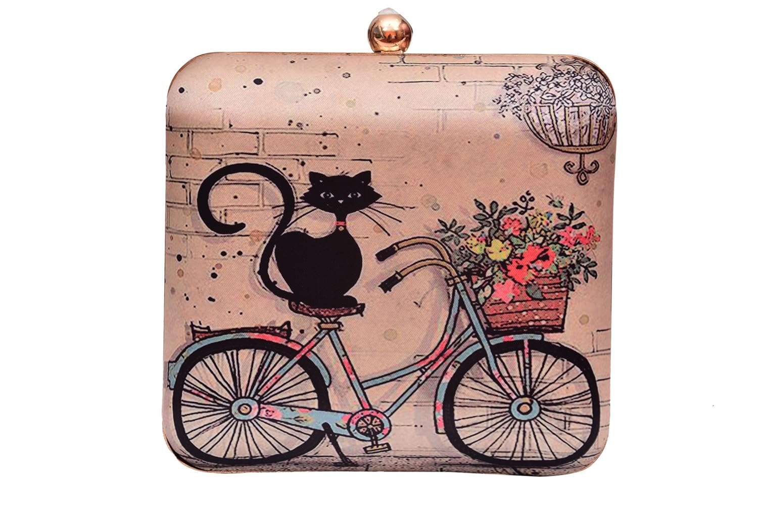 sugarcrush women's satin hand box (multicolour)