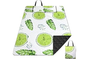 BEIENZ 80"x60"Outdoor Picnic Blanket Waterproof, Extra Large Beach Blanket, Foldable Lightweight Sand Mat, Picnic Blanket for Beach Camping Hiking Park (Green with Adjustable Shoulder Bag)