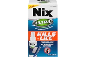 Nix Ultra, Kills Lice, Pesticide Free (With Lice Comb) - 1pk (59mL) - Effective Head Lice Treatment