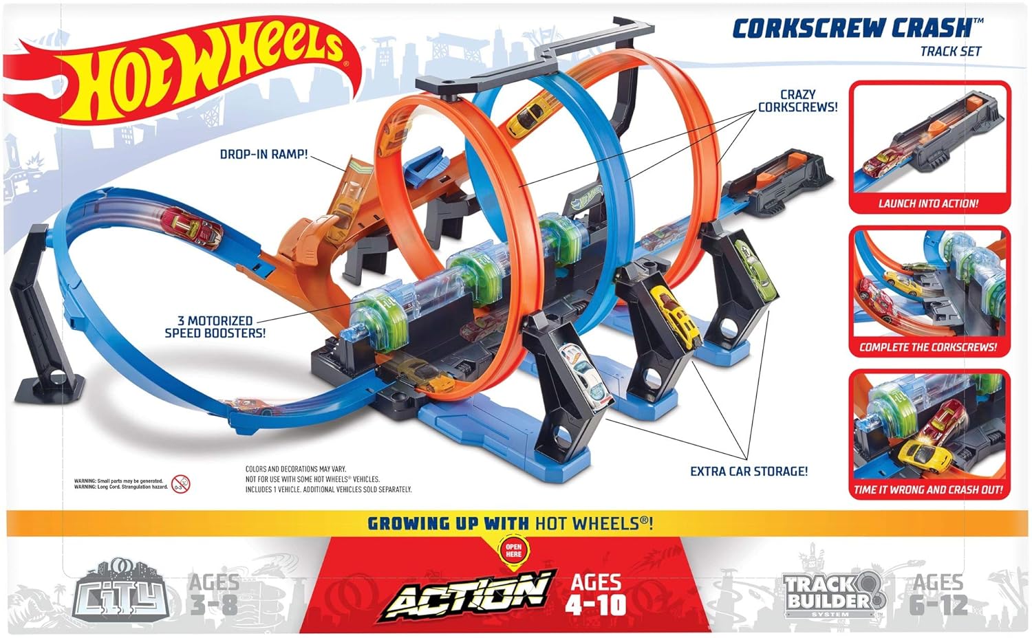 corkscrew crash hot wheels