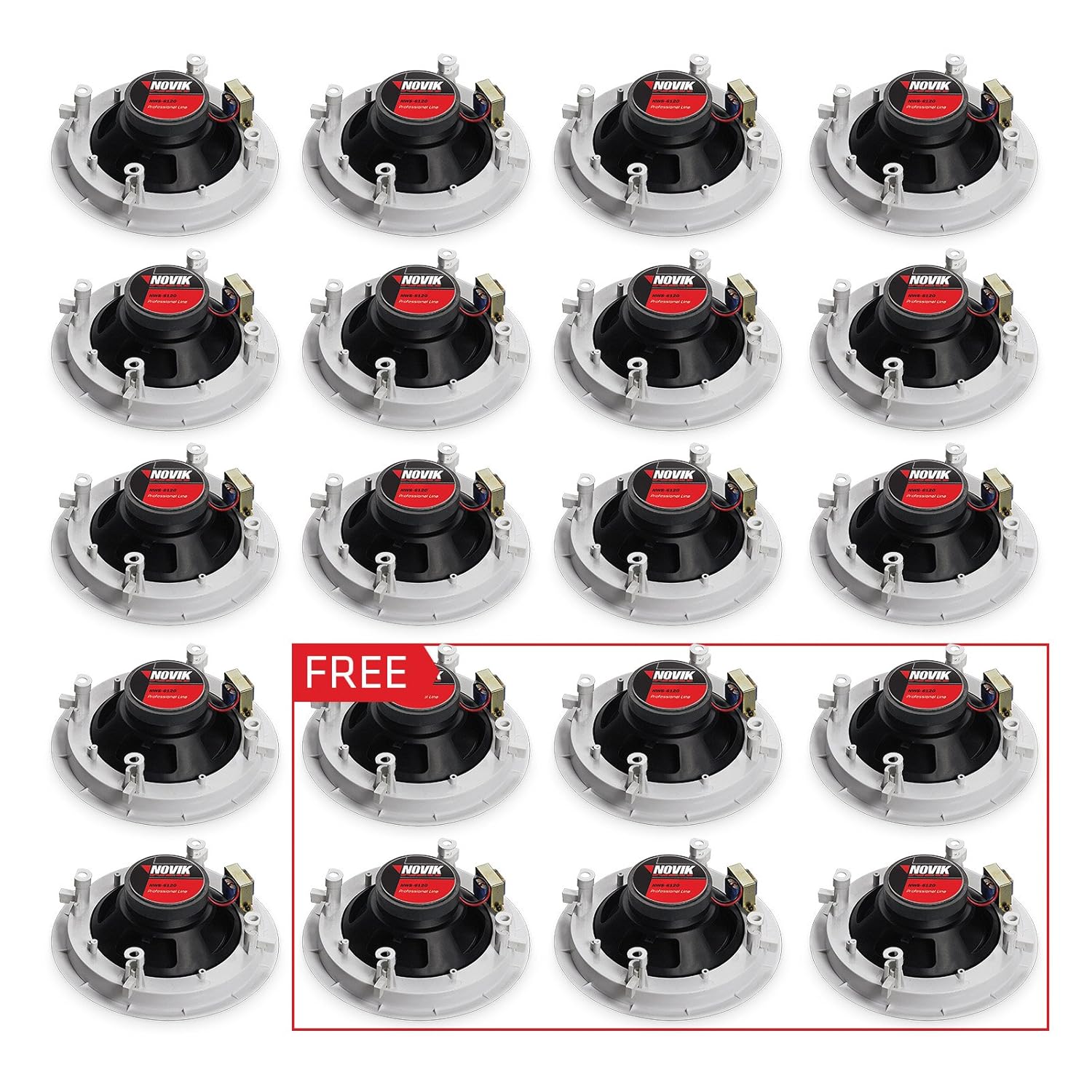 Amazon Com Novik Neo Nws 6120 In Wall Ceiling Speaker 32w Buy