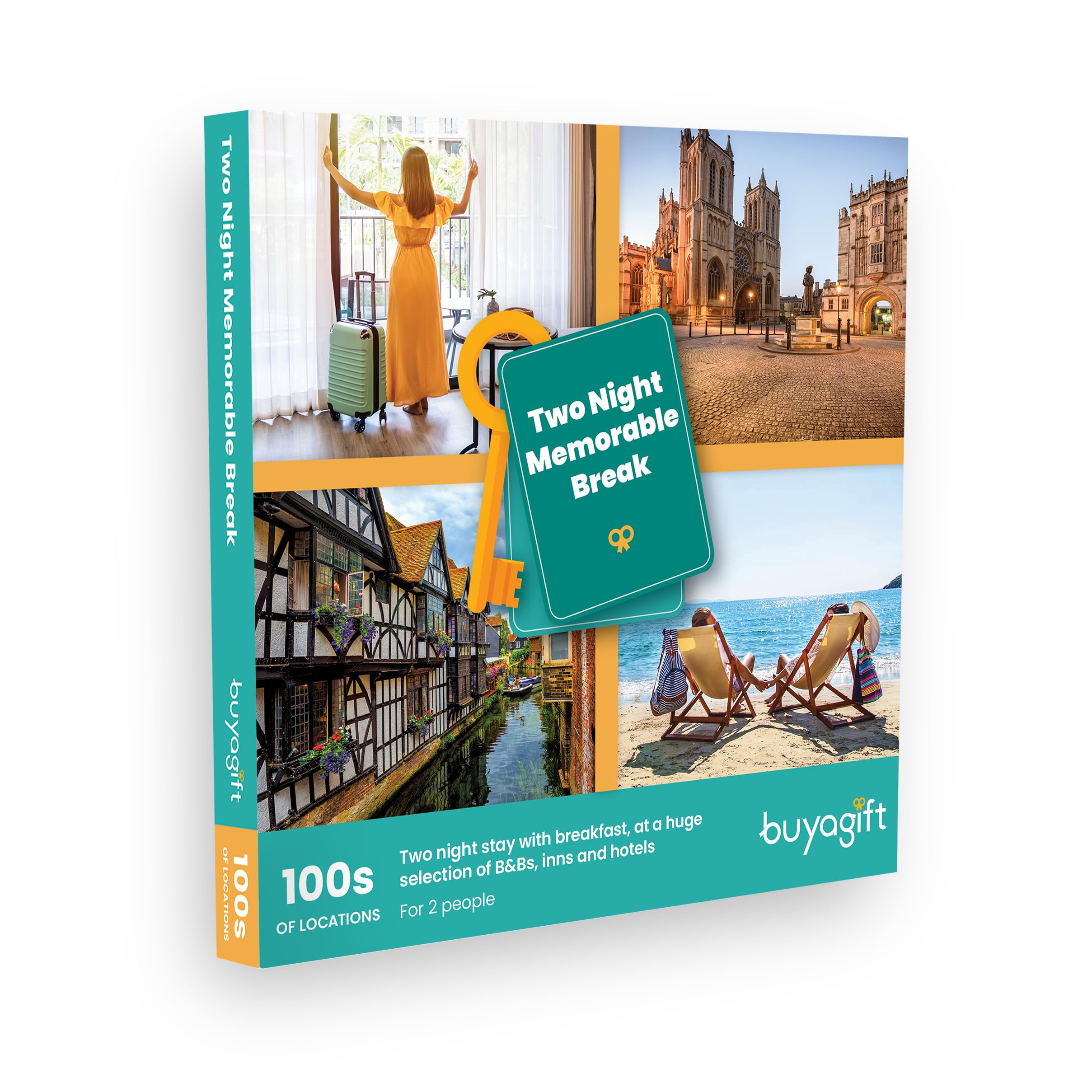 Buyagift 2-Night Memorable Break Gift Experience Gift Box for 2 - Over 440 Options Across the UK & Europe