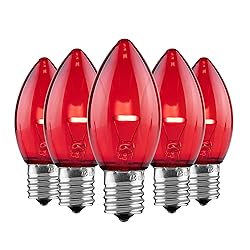 Set of 25 Holiday Lighting Outlet C9 LED Christmas
