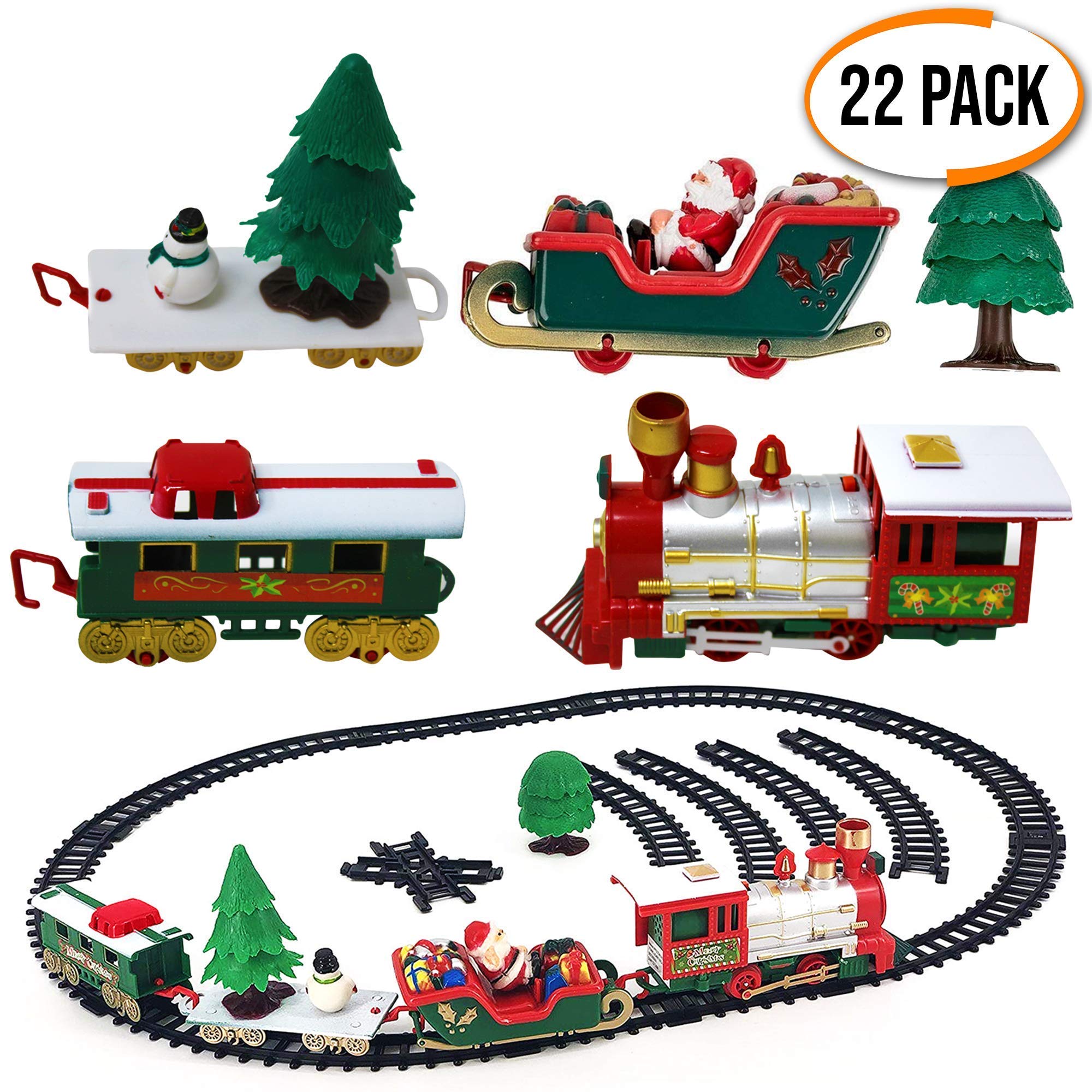 santa train set