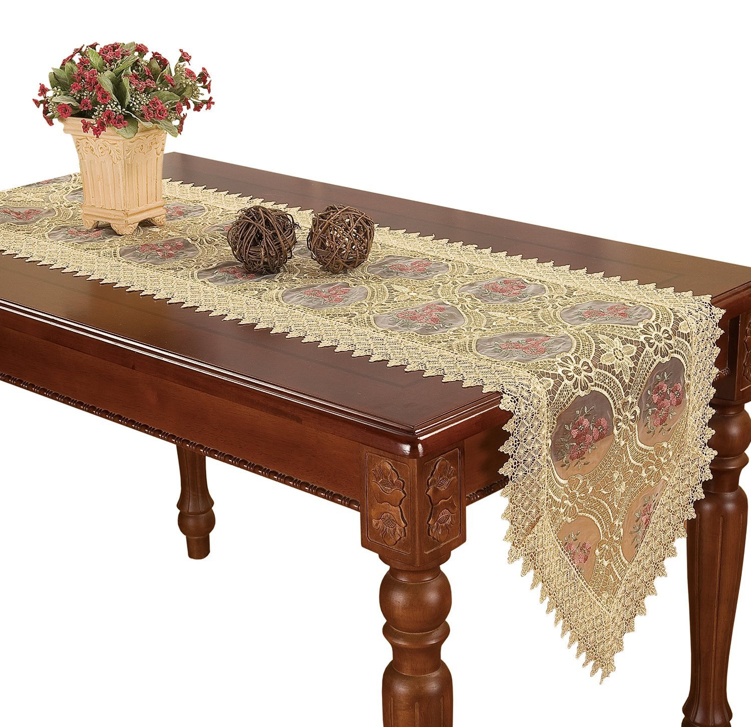 Best Beaded Shamrock Table Runner
