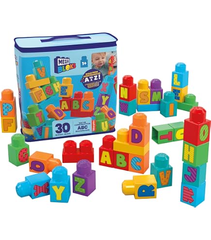 Jouet de premier âge - MEGA BLOKS - First Builders - Sac de 80 briques et roues Jouet de premier âge - MEGA BLOKS - First Builders - Sac de 80 briques et roues