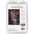 Dimensions Gold Collection in The Shadows Advanced Animal Counted Cross Stitch Kit, 5" x 7", 18 Cnt. Black Aida