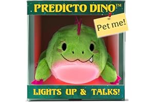 KAMHI WORLD Predicto Dino Fortune Telling Ball - Ask a Question & He Speaks The Answer - Fun White Elephant Gifts or Stocking Stuffers for Teens & Kids - This Magic Crystal Ball Makes Funny Gifts For Christmas
