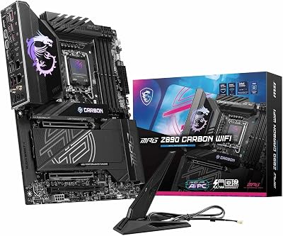 MSI MPG Z890 CARBON WIFI Motherboard ATX LGA 1851 Intel Core Ultra DDR5 PCIe