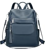 dooney & bourke blue pebble leather backpack Backpacks for Women, Ronnie Small Purse for Travel, Work or School now offered at special resort:yes Briggs & Riley Medium Color:Glacier Grey