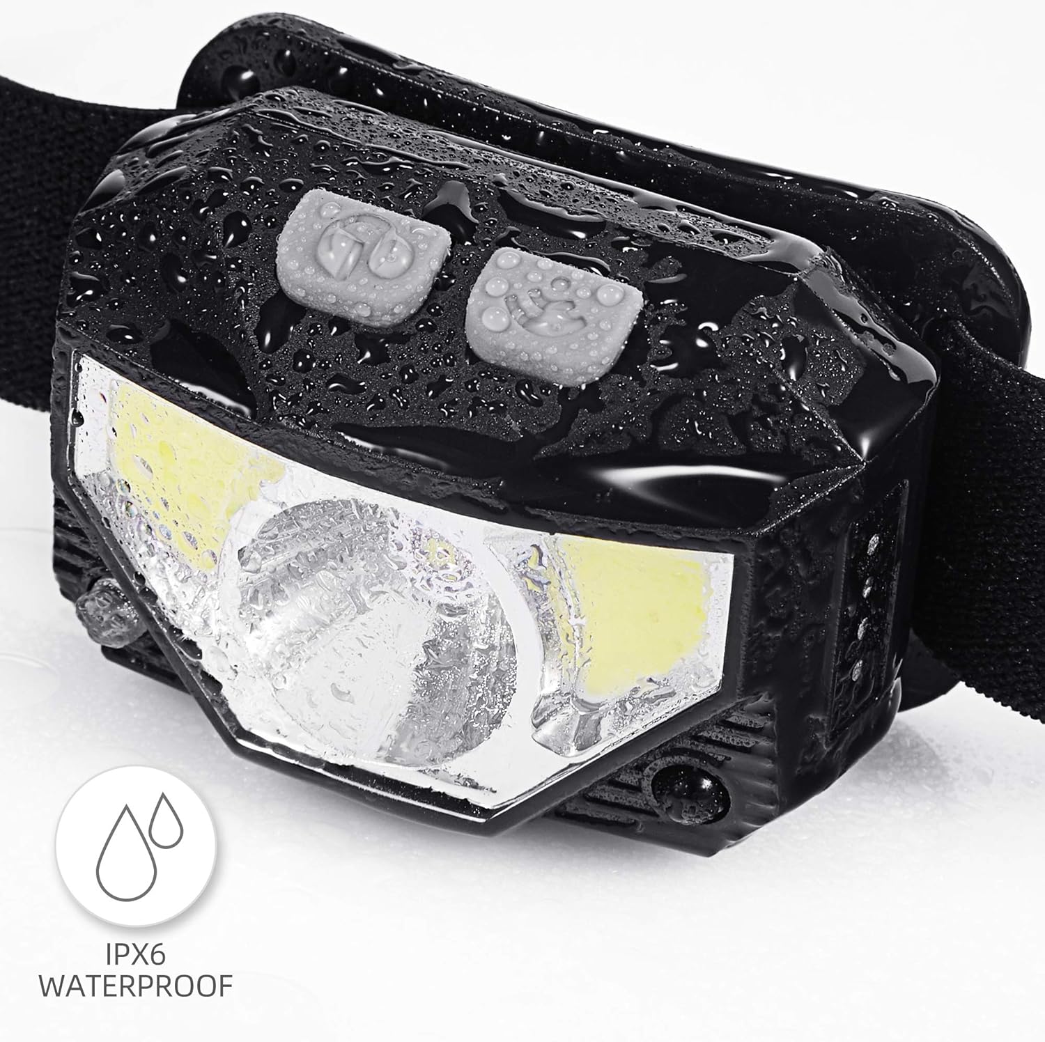 Parboom Headlamp, 2 Pack USB Rechargeable Headlamp, Waterproof, Suitable for Outdoor Running, Camping, Hiking and Fishing, Headlamps with Motion Sensor for Adults, Kids: Sports & Outdoors